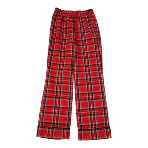 Crewcuts Plaid Pajama Pants Red Black Checkered Sleepwear Extra Large XL‎